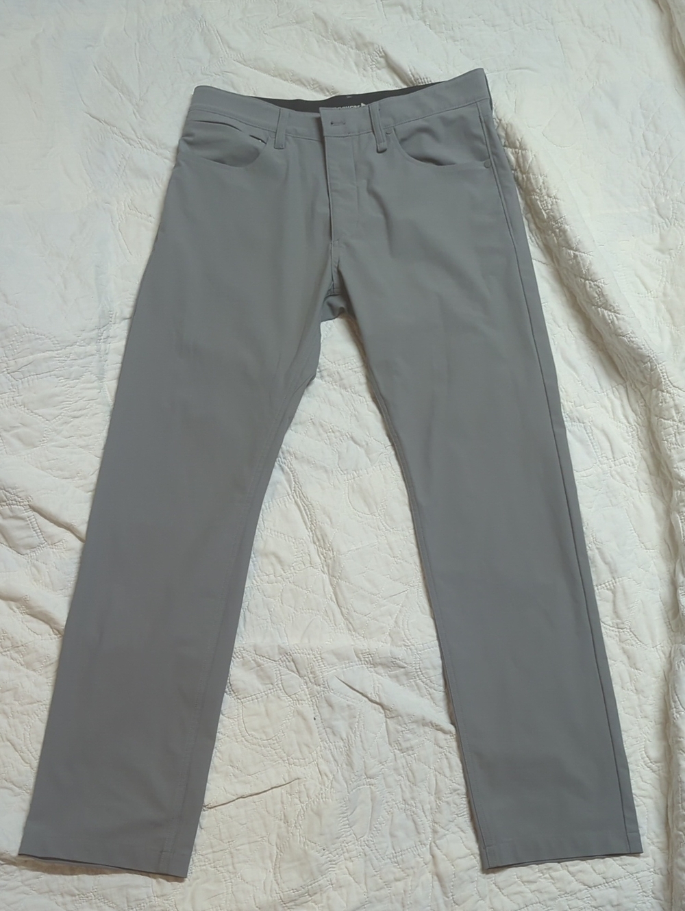 Dockers Slim Straight Jeans Tech Pants in Light Gray